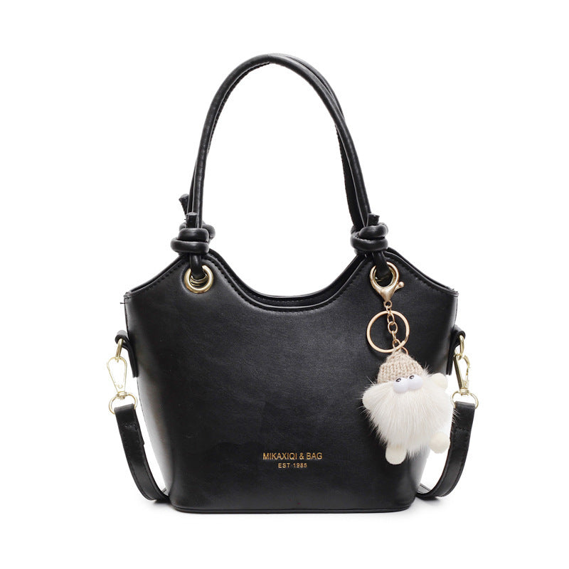 Sac à bandoulière carré en PU pour femme, à fermeture éclair, couleur unie