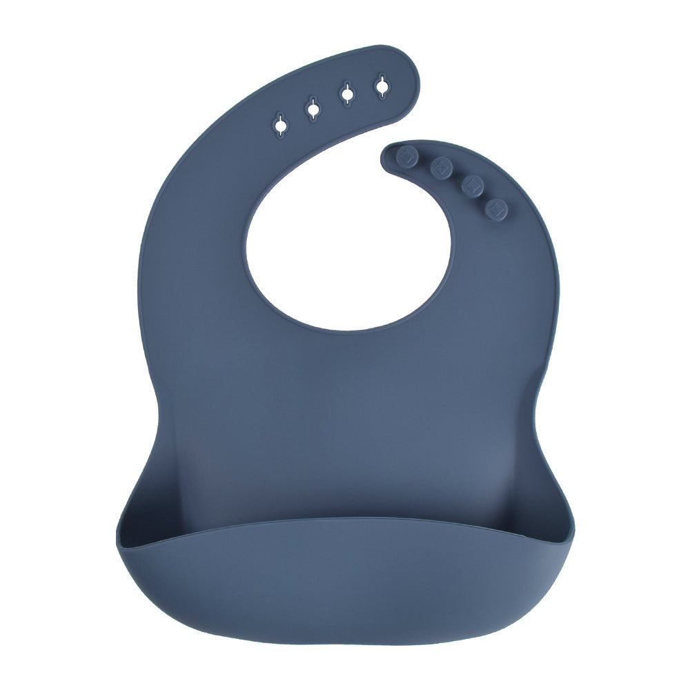 Ensemble de vaisselle pour bébé, 8 pièces : assiette, tasse, paille, bol en silicone, bavoir, plateau, cuillère, fourchette.