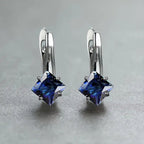 Boucles d'oreilles légères, luxueuses, en forme de diamant