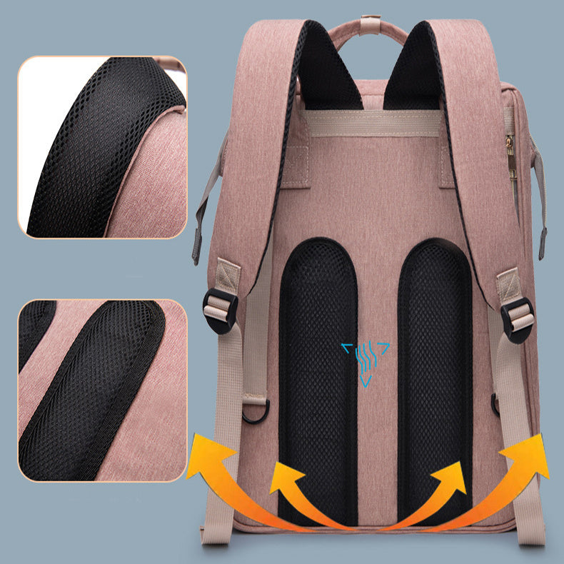 Sac à dos isotherme grande capacité pour berceau de bébé et maman